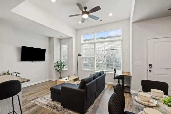 Luxurious King 3Br Townhouse In Uptown Charlotte! Villa